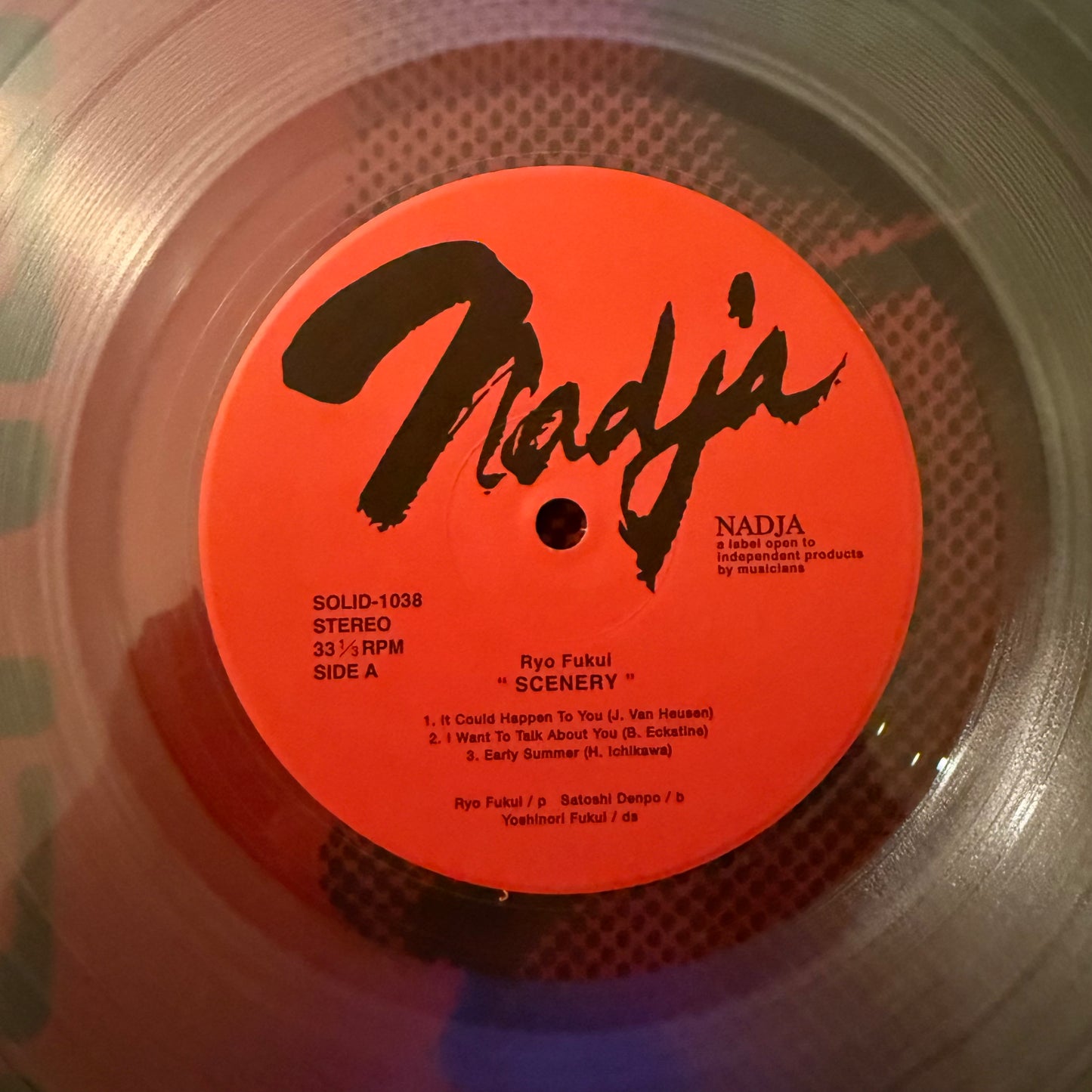 Ryo Fukui / Scenery [‘26 Press] Brand New Clear Vinyl with Obi
